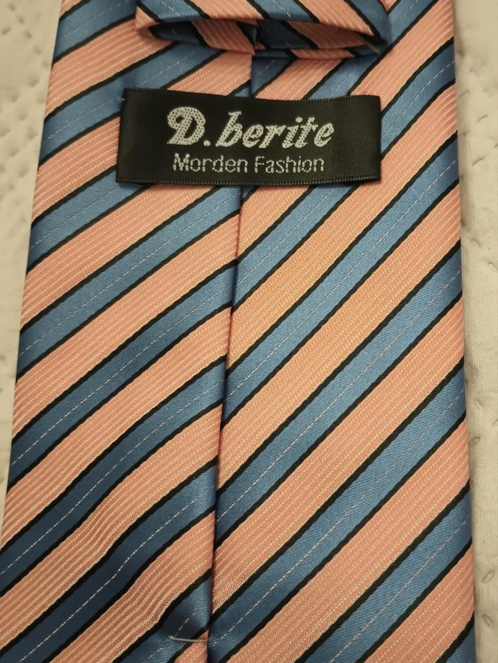 Men's D. Berite Striped Necktie